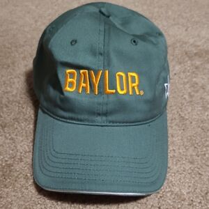 Green Baylor Cap with Yellow Embroidery